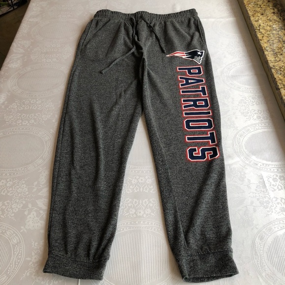 NFL Team Apparel Women’s Size L Grey Flannel Sweatpants New England Patriots - Picture 15 of 16